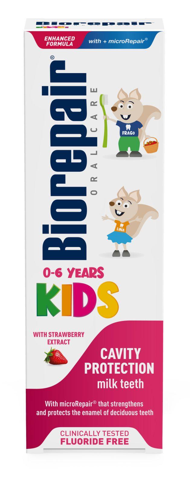 

Strawberry kids toothpaste for milk teeth Biorepair 50 ml