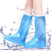 Regenschuhüberzug PVC Hoch Wasserdicht Verdickte Sohle Rutschfest Faltbar Regenstiefel Schuhüberzug für Herren