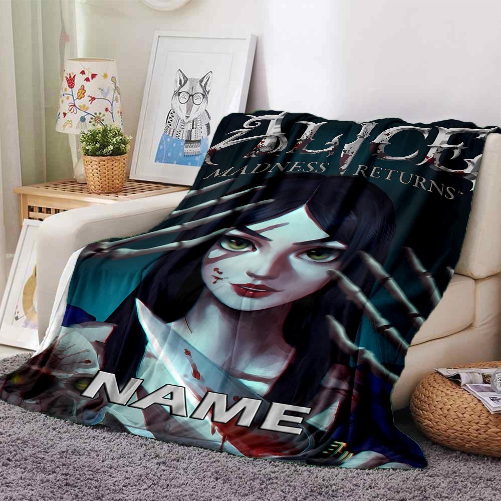 Individuell bedruckte Halloween-Horror-Themen-Decke - Perfekt für Sofa, Bett, Reisen & Outdoor | Maschinenwaschbar, Gemütlich & Langlebig.