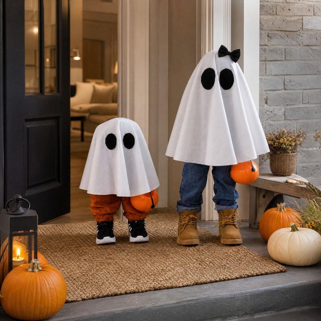 Halloween Standing Figurine Decor for Kids - Funny Tabletop Ornament