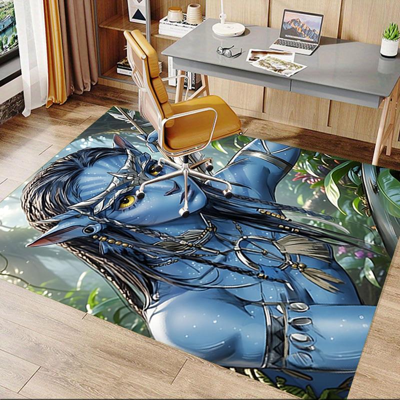 1pz Tappeto Avventura Mondo Avatar per Stanza dei Giochi Camera da Letto Soggiorno Divano Arredamento Casa, Tappeto Area Giochi Bambini Tappetino Antiscivolo Y72928
