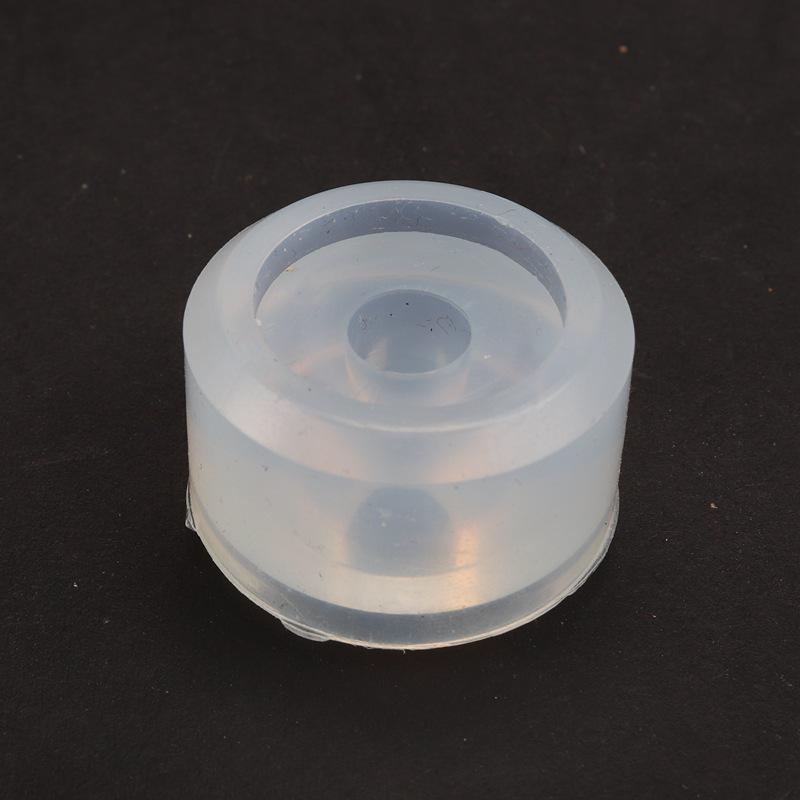 White Silicone Knurled Screw Capping Wheel - High Temperature & Wear Resistant Accessory for Capping Machine