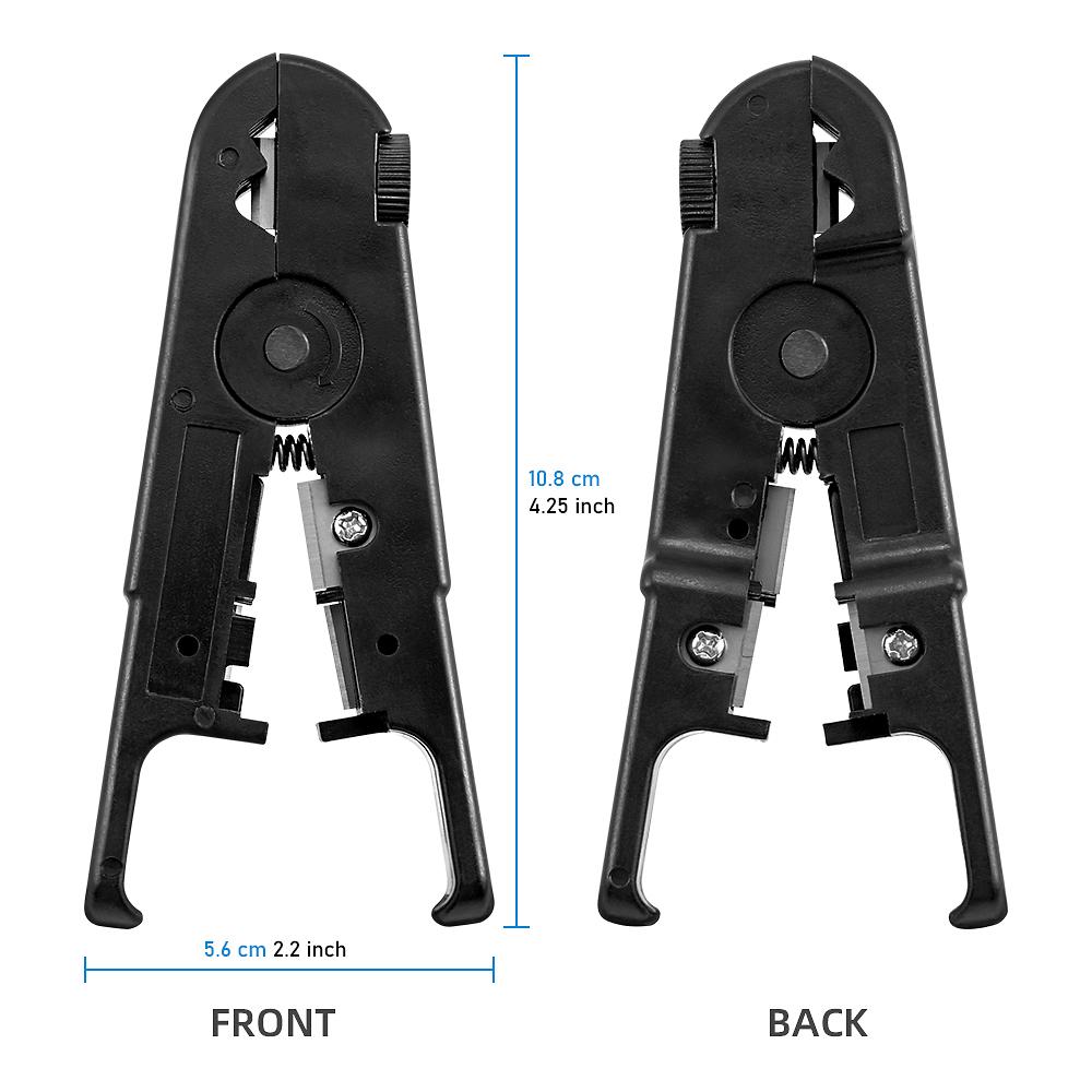 ABS Mini Multi Function Rotary Manual Cutting and Stripping Tool Cable Wire Stripper ODM DIY