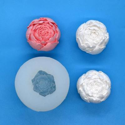 3D Rose Blume Kerze Seife Kuchen Form Silikon Seife machen Form DIY handgefertigt