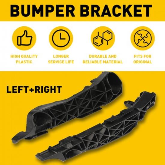 Fits Toyota RAV4 2009 2010 2011 2012 Front Bumper Support Brackets Set Pair