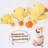 Dog toy plush companion sleeping duck bite resistant teeth to relieve boredom of little yellow duck pet interactive pet supplies