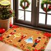 Merry Christmas Doormat, Fairytale Nutcracker Rug, Non-Slip, Absorbent Entryway Doormat, Home Decor