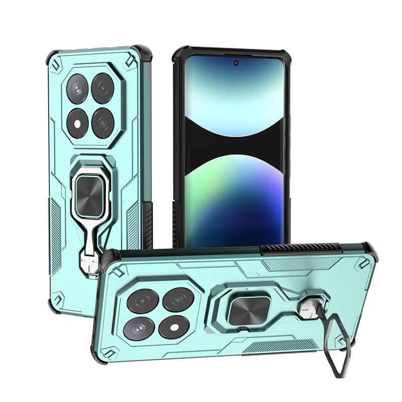 For Xiaomi Redmi Note 14 Pro 4G Case Camera Shockproof Armor Phone Case For Redmy Note 14 Pro 4G Ring Holder Back Cover