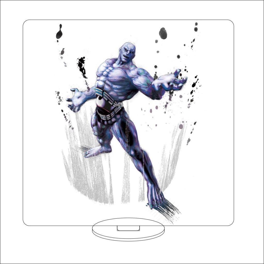 16CM Anime Sutorīto Faitā Figure Stand Model BLANKA/ZANGIEF/DHAISIM/Cammy White Cute Desk Decor Standing Sign Gifts