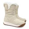 Columbia MINX SLIP V Wide Snow Boots with Side Dark Size Women's Zip, Waterproof, Warm, Boa, Non-Slip Zipper, Stone, 7.5 (24.5cm)
