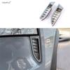 For Nissan X-Trail X Trail / Rogue T33  - 2025 ABS Chrome Red Car Front Bumper Trim Air Vent Outlet Grille Cover Accessories