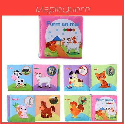 Enlighten Your Child's Mind With Soft Cloth Book English Animal Transportation