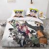 Bandai Printed Naruto Duvet Quilt Cover Comforter Cover Set Home Textiles Christmas Gift Bedding Set For Bedroom Decor Bedcloth