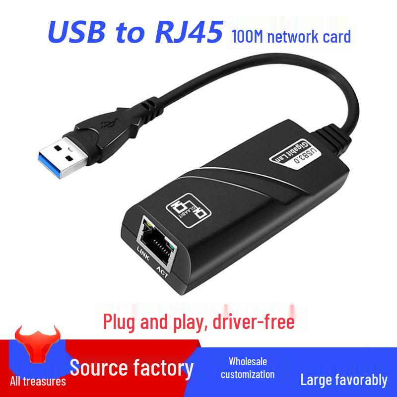 Type-C to RJ45 Gigabit Ethernet USB 3.0 Hub Splitter for Digital Accessories