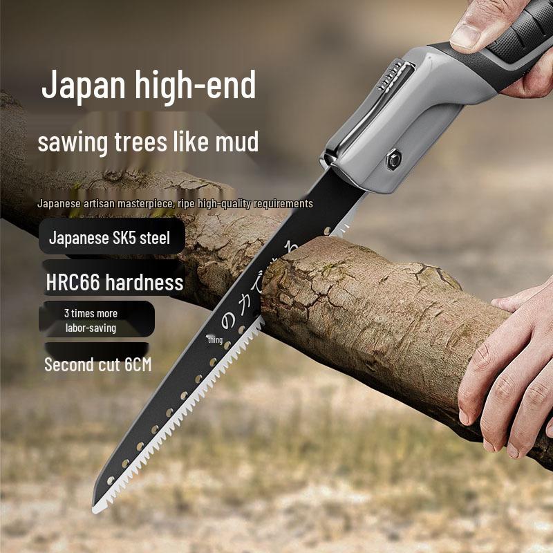 Japanese Folding Hand Saw: Fast Felling Tree Saw for Manual Wood Cutting