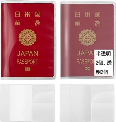 Passport Storage Bag for International Business Trips and Includes Paging Card Slots for Bank Cards and ID Cards 2 [Frenflu] Case, 4-Pack, Waterproof,