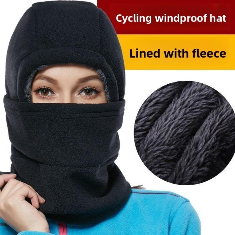 Thick Warm Beanie Hat Multifuction Full Face Mask Fashion Winter Hat Female