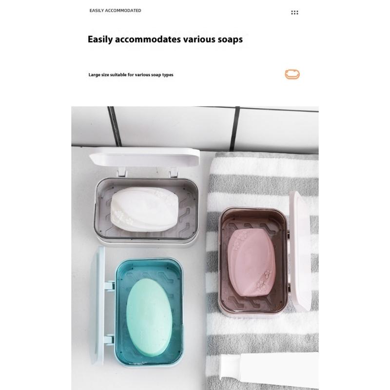 Kompakter, versiegelter Seifenbehälter für Fitnessstudio-Besucher, wasserdichte Kunststoff-Aufbewahrungsbox mit Belüftungslöchern