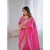 Beautiful Saree Is Elegantly Decorated Gives a Perfect Look To the Outfit.
