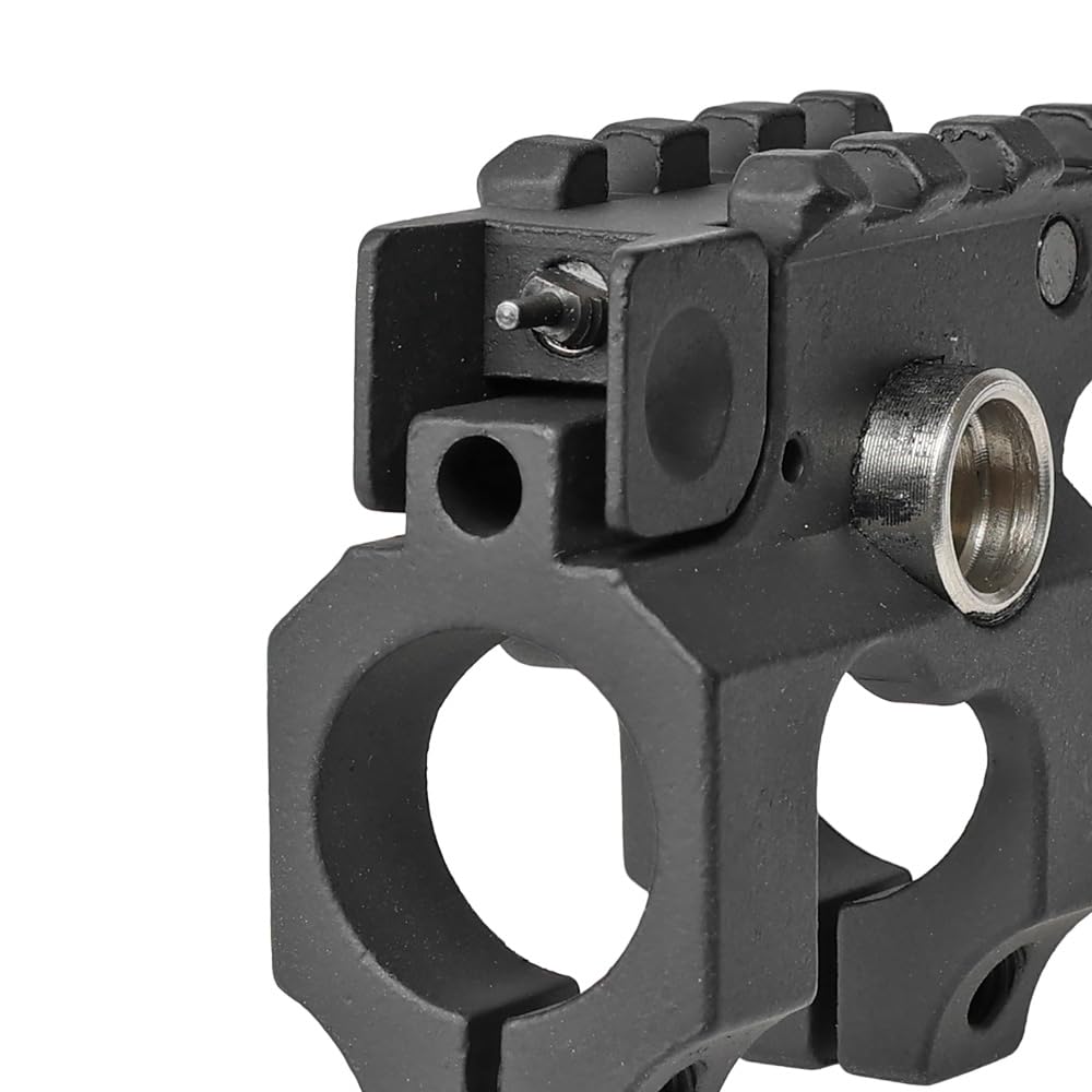 Ryohin Buhin VLTOR VST Sight Tower Gas Block Replica by E&C, Clamp-On Type with QD Sling Mount, Zinc Alloy Construction, Built-in Front Sight