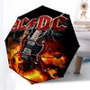 1pc AC/DC Guitar Automatic Open, Windproof, Compact Travel Umbrella, Gift for Birthday, Christmas, Business 93041