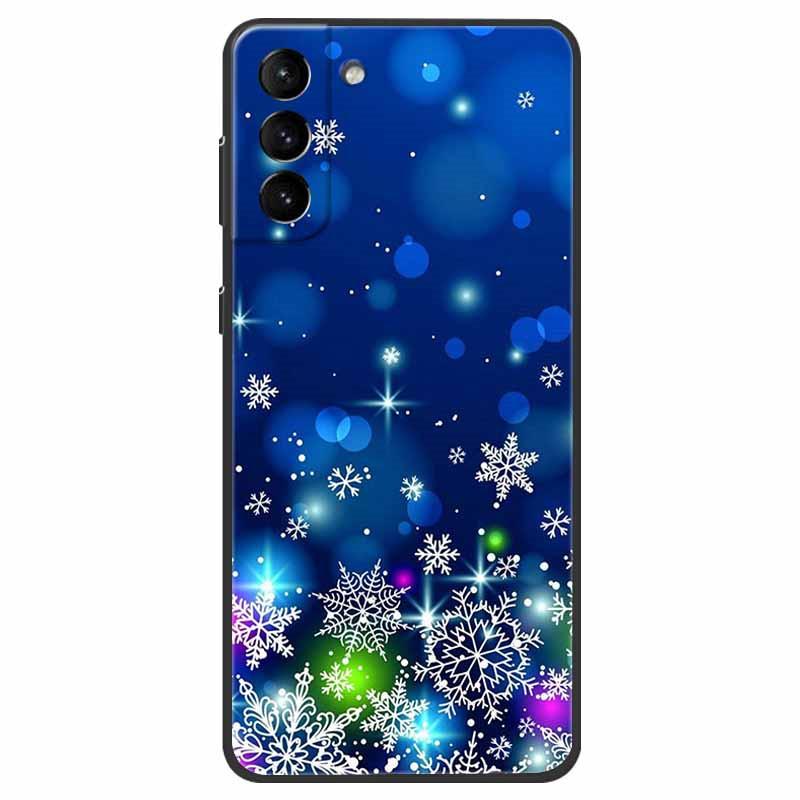 Christmas Case For Samsung S21 Plus Case S21 FE Silicone Soft TPU Cover for Samsung Galaxy S21 / S21 Ultra FE + 5G Case New Year