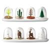 4Pcs/Set Spice Jar Cute Transparent PP Four Seasons Plant Animals Spice