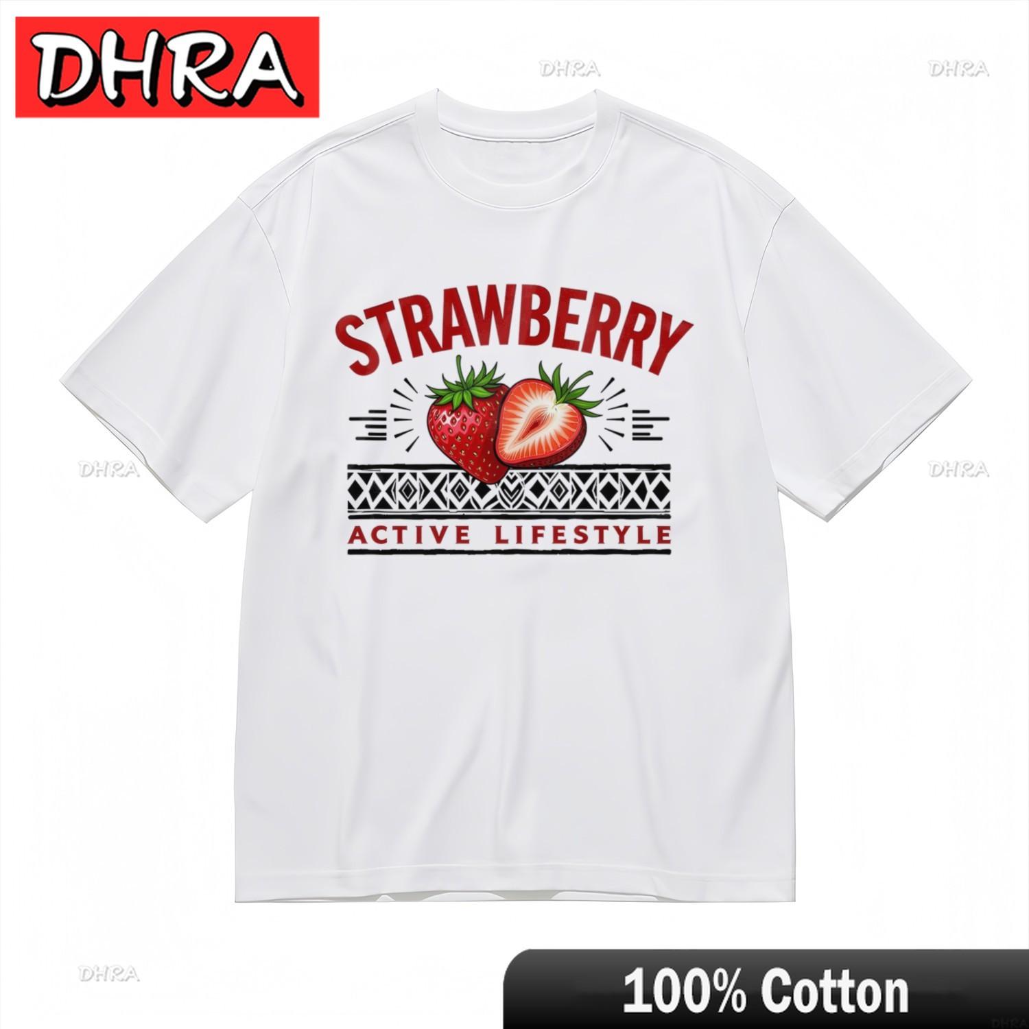 

Womens Trend Comfy Breathable Classic TShirt Healthy Berry Design Printed Tee Modern Nostalgic Tshirts TShirts for Gym Shirts 4XL
