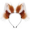 Halloween Handmade Beast Ear Headband Cat Lady Ears Cos Fox Ears Headgear Cute Plush Cat Ears Headband
