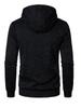 Men's Jacquard Knit Sports Hoodie Cardigan