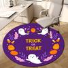 1pc Office Carpet Chair Mats Halloween Ghosts Pumpkins Candy Corn Trick Treat Perfect for Decorating Office Chairs, Living Rooms, Or Bedrooms.YDT024