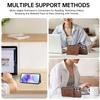 For Samsung Galaxy S25+/S24+ Case Card Holder Kickstand Leather + TPU Phone Cover with Ring Holder