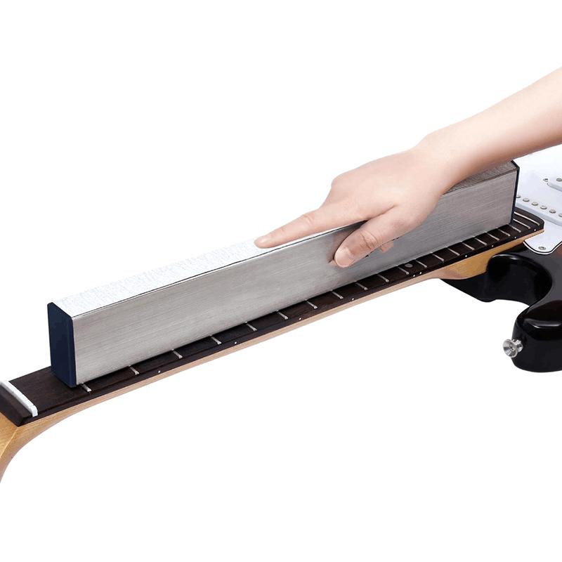 

1 Набор Струны Гитара Гриф Лады Выравнивающие Планки Инструменты Лютье С 6 шт. Наждачная Бумага Серебристый Алюминий Аксессуары для Музыкальных Инструментов one set