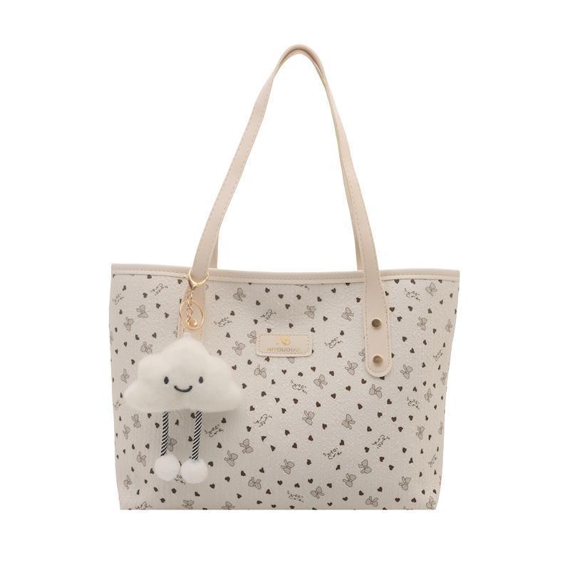 Personality simple large-capacity bag women's fashion casual texture shoulder bag spring women's tote bag