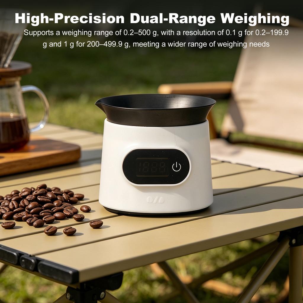Coffee Scale Display Tray Electronic Digital Dosing Shot Cup Precise Scale Bean Measuring Cup Barista Tools Espresso Accessories