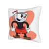 Cupheads And Mugmans Cartoon Pillowcase Printing Cushion Cover Decorations  Pillow Case Cover Bedroom Square