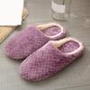 Women's Fashion Japanese Soft Slide Slippers Flat Bottom Cotton Slippers Non-Slip Indoor Comfortable All-Match Slippers