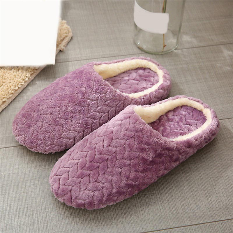 Women's Fashion Japanese Soft Slide Slippers Flat Bottom Cotton Slippers Non-Slip Indoor Comfortable All-Match Slippers
