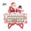 Rustic Wood Table Decor Wooden Christmas Countdown Calendar for Desk, Holiday Decoration with Advent Kids Sliding Date Marker, Living Room Fireplace