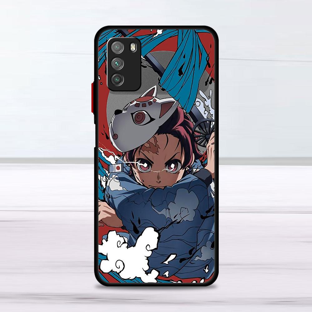 Anime  Demon Slayer Case For Xiaomi Mi Poco X3 NFC M3 11 10 12 9T 11T 10T Pro Note 10 Lite Matte Hard Phone Covers