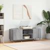 Record Cabinet Gray Sonoma 121 x 38 x 48 cm Particleboard