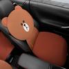 Car Cushion Breathable and Refreshing Cartoon Comfortable Car Seat Cushion for Car Brown Bear
