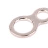 10Pcs Assist Hook Stainless Steel Fishing Jig 8 Figure Rings Fishing Solid Ring Fishing Lure Terminal Lures Pin Connector