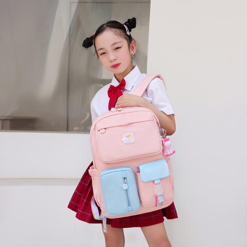 Cute And Practical Lightweight Spine Protection Backpack For Elementary School Children