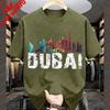 UAE Dubai City TShirt Summer Cotton Short Sleeve ONeck Unisexs T Shirt New Style Hot Selling Short Sleeved Camisa Clothes