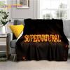 3D SPN Supernatural Sign Dean Sam Blanket,Soft Throw Blanket for Home Bedroom Bed Sofa Picnic Travel Office Cover Child Gift