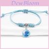 Stilvolles Anime Stitch Armband mit verstellbarer blauer Kordel für Unisex-Gebrauch