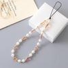 Korean Love Heart Beaded Phone Chain & Keychain Set for Women