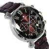 [Salvatore Marra] Watch Chronograph Multi-faceted Glass Acetate Band Gradient Men's Purple SM19104A-SSPL