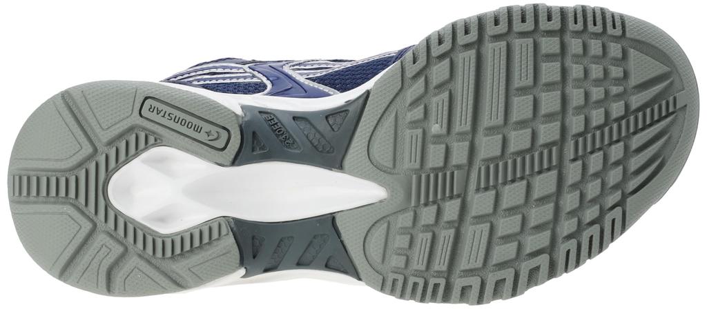 Moonstar MS3500G Navy Size 3E Kids' Sneakers, 27.5 cm,